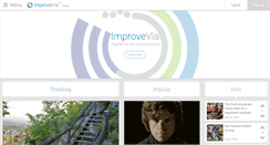 Desktop Screenshot of improvevia.com